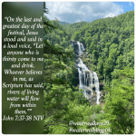 #spiritualsunday #livingwater #waterwalkinggirls