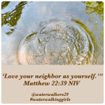 #waterwalkingwednesday #rippleoutward #waterwalkinggirls